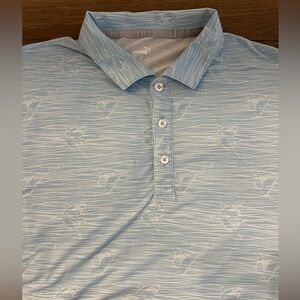 Puma Tournament Edition Polo Lite‎ Blue  Size XL Very Gently Worn